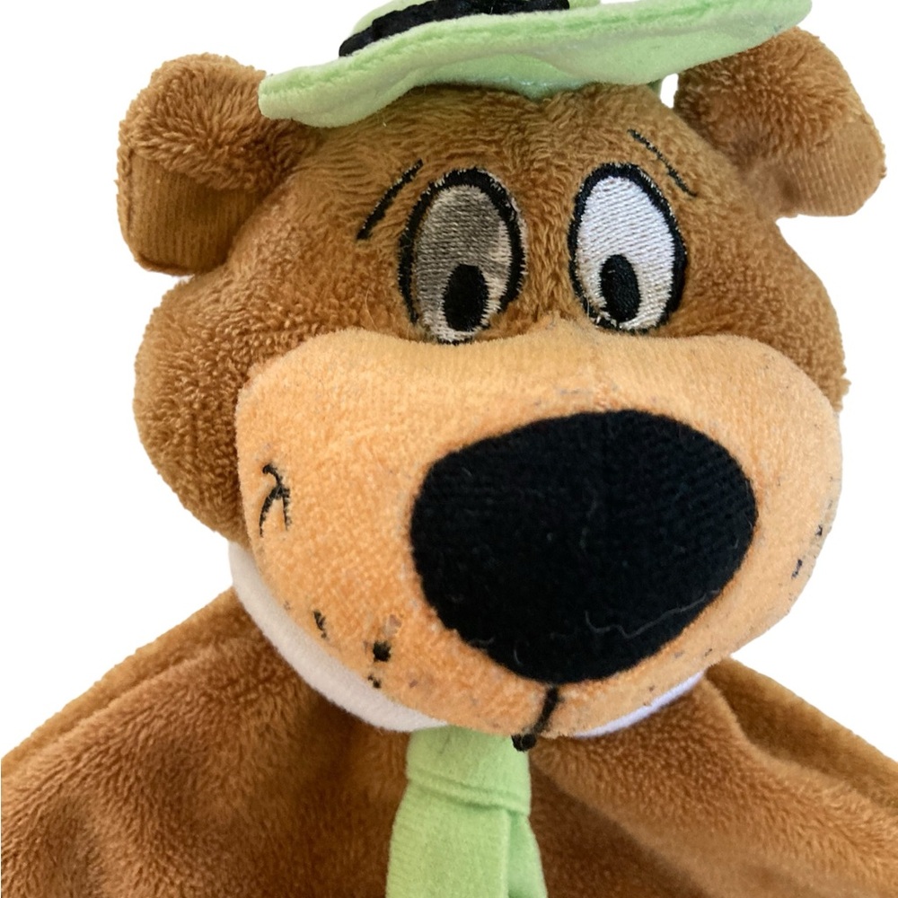 Yogi Bear Lovey Security Blanket Plush Brown Green Leisure Systems HB - Picture 4 of 8